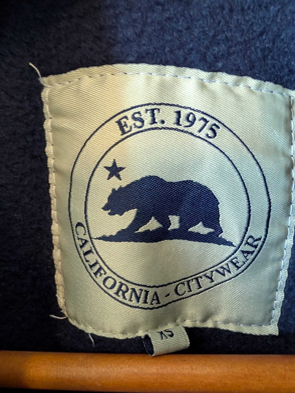 California City Wear Varsity Fleece Jacket Size XS - Picture 6 of 7